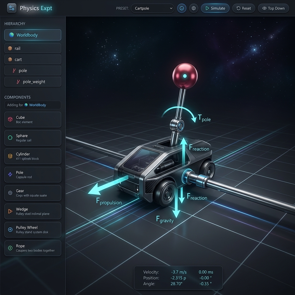Physics Simulator Interface